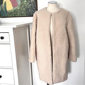 Mango Cream Teddy Jacket